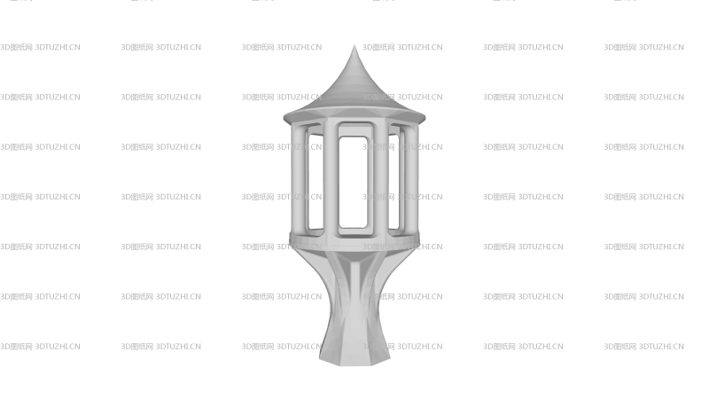 独立的灯塔-3D图纸网