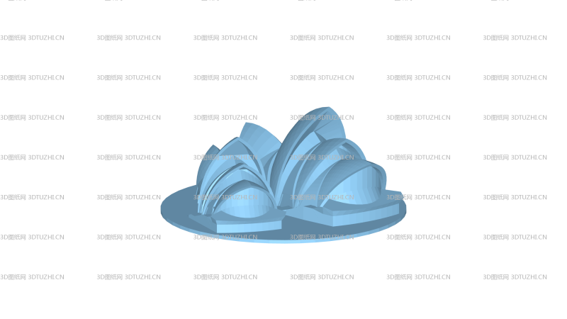 悉尼歌剧院-3D图纸网