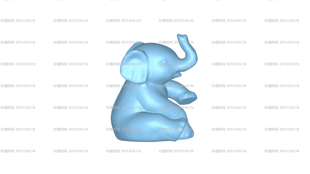 小象模型3D-3D图纸网