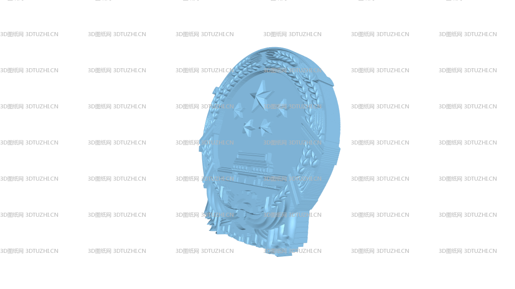 国徽三维图纸-3D图纸网