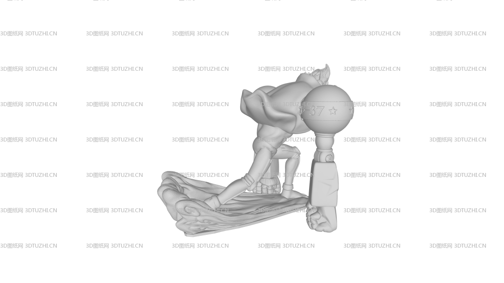 海贼王弗兰奇-3D图纸网