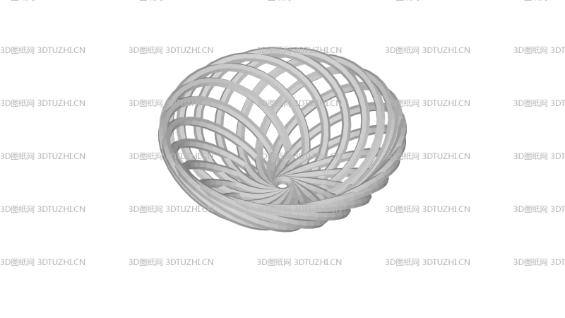 竹篮子模型-3D图纸网