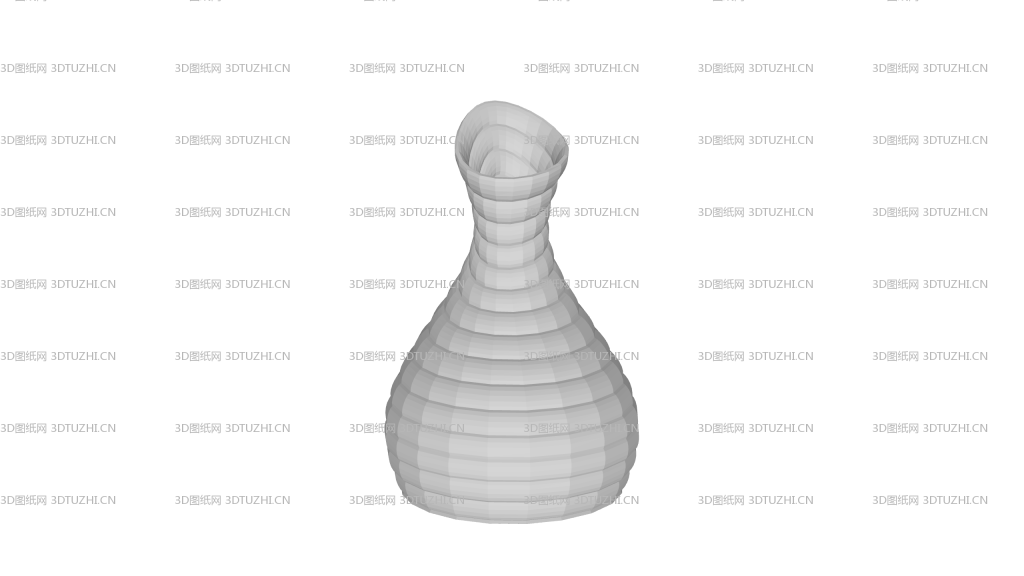 花瓶瓶子模型3-3D图纸网