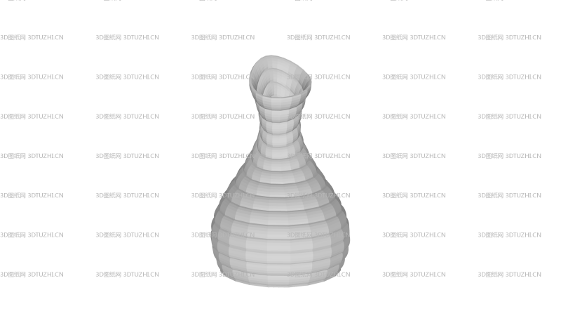 花瓶瓶子模型3-3D图纸网