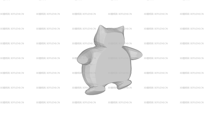 卡比兽-神奇宝贝-3D图纸网