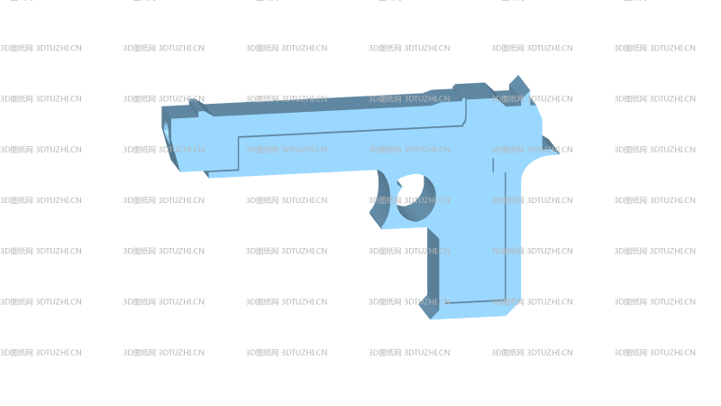 沙漠之鹰手枪.50Cal-3D图纸网