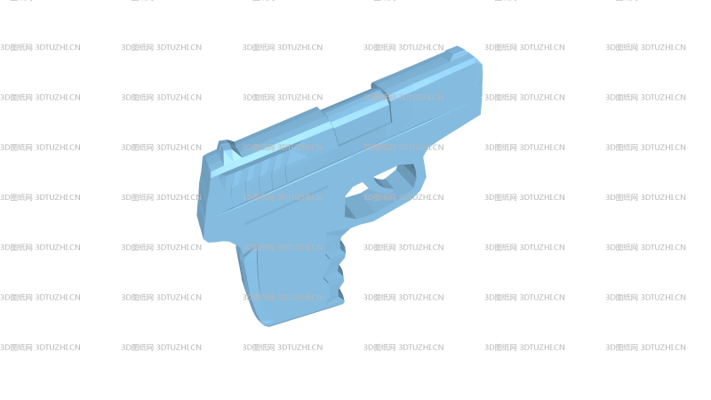 9mm手枪玩具-3D图纸网