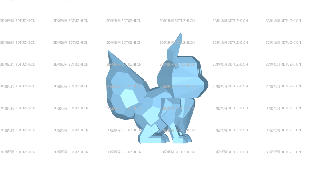 伊布-神奇宝贝-3D图纸网