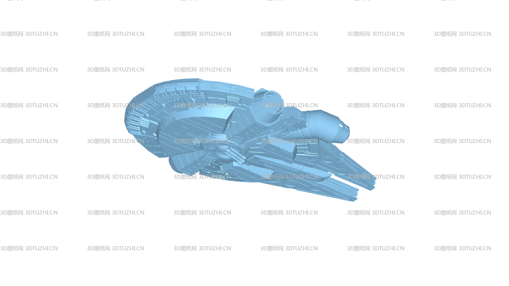 星球大战-千年隼号-3D图纸网