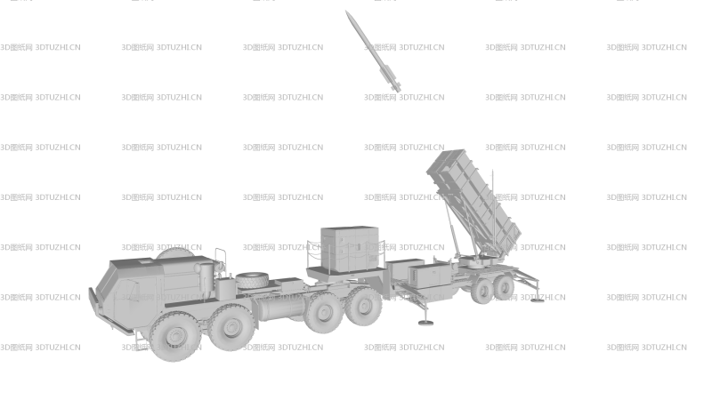 美国MIM-104“爱国者”防空导弹-3D图纸网