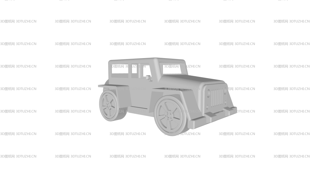 吉普车越野车-3D图纸网