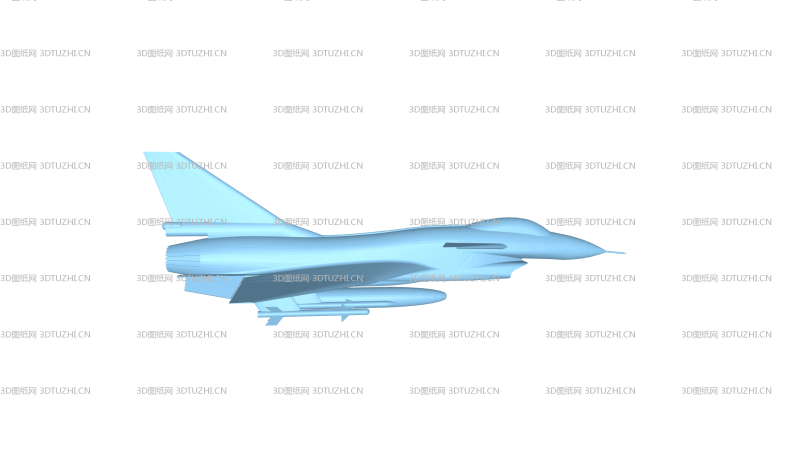 歼10战机模型-3D图纸网