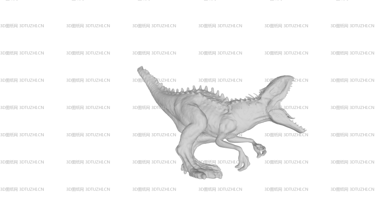 恐龙霸王龙-3D图纸网