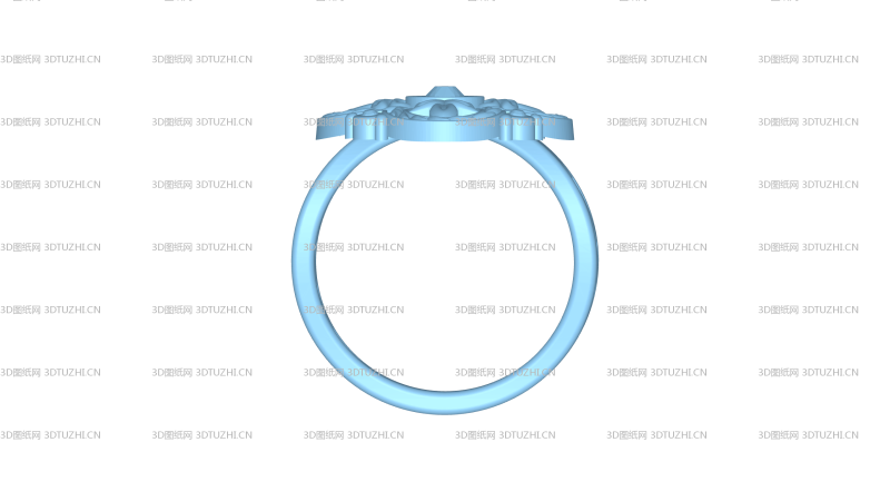 四叶草戒指-3D图纸网
