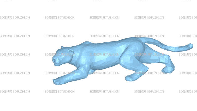 猎豹豹子低膜-3D图纸网