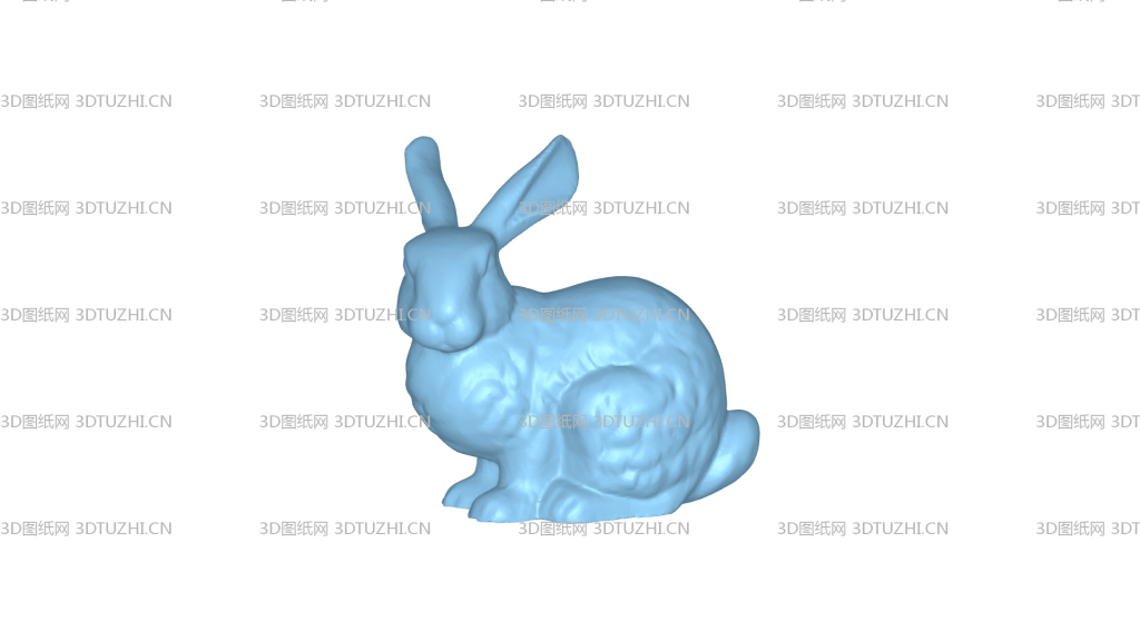兔子野兔家兔-3D图纸网