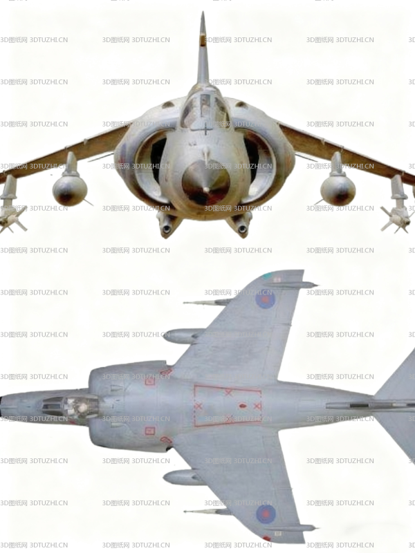 C-27J Spartan 军用运输机-3D图纸网