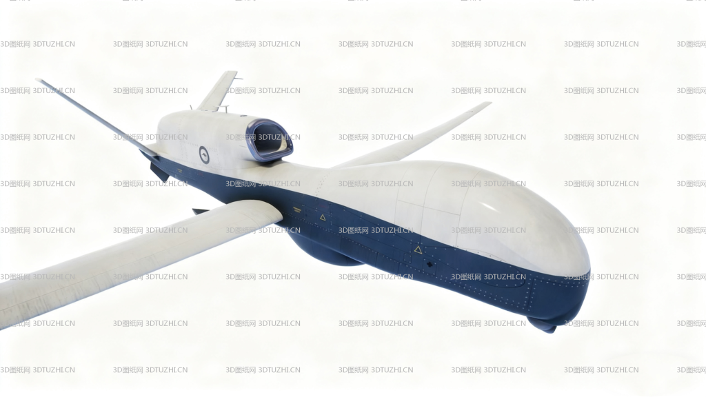 MQ-4C 无人机-3D图纸网