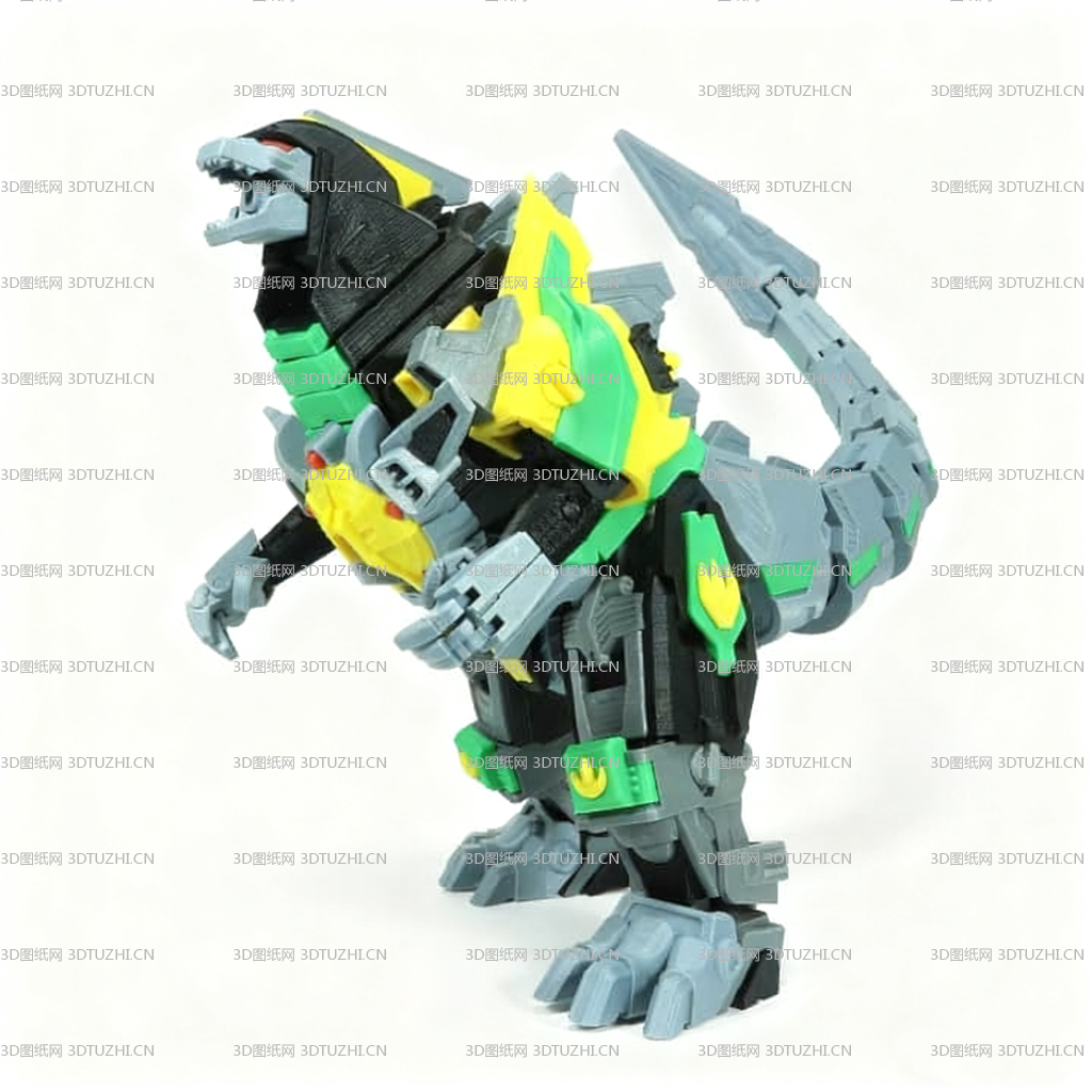 机械龙皇模型-3D图纸网