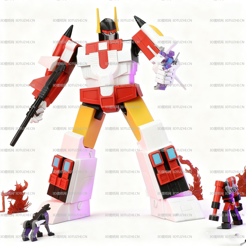 变形金刚大无畏-3D图纸网