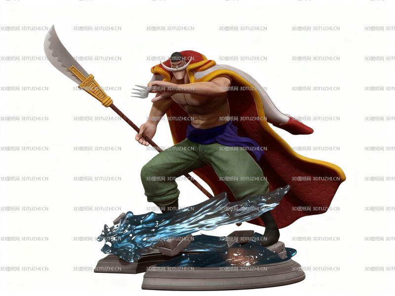 海贼王白胡子-3D图纸网