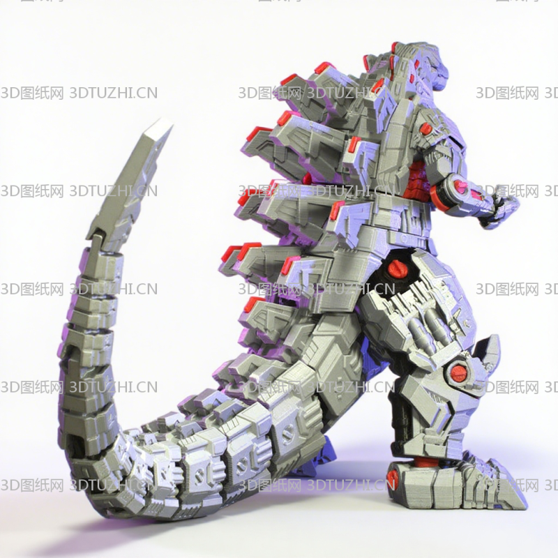 机械哥斯拉-3D图纸网