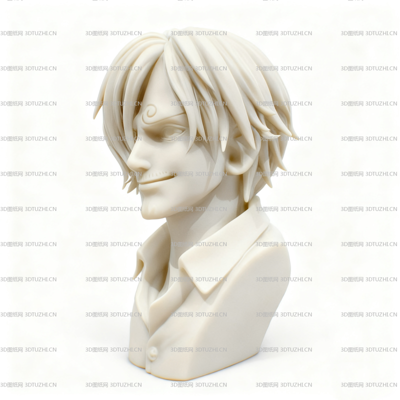 海贼王山治-3D图纸网